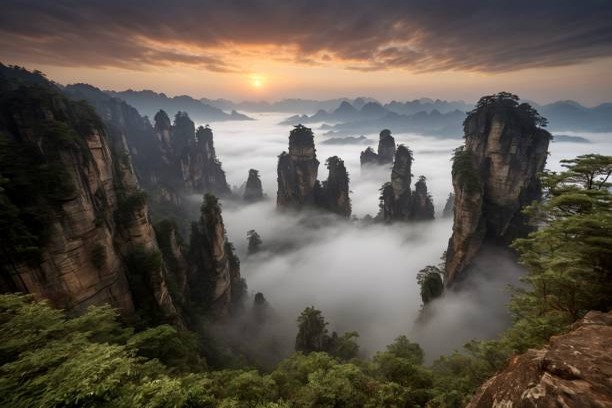 China Avatar Mountains Group Tour